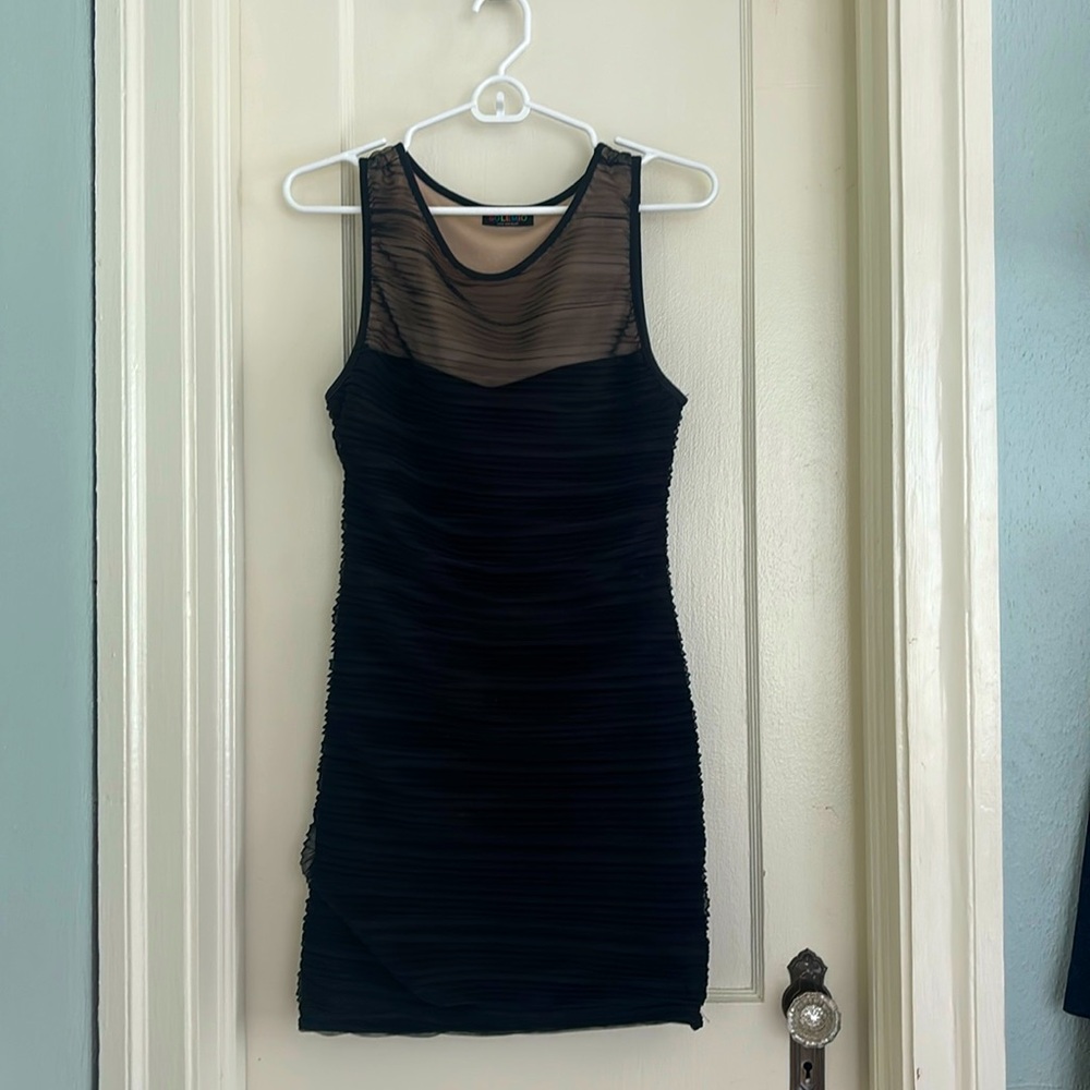 Black Bodycon Dress Size M from Solemio
